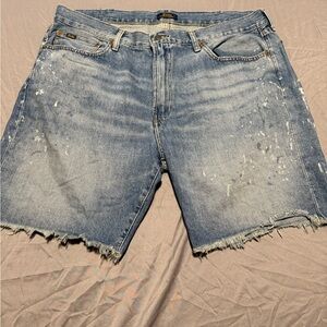 Polo Distressed Denim Men Shorts